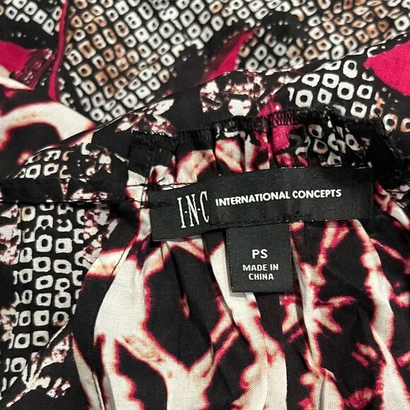 NWT INC Nomad Patch Tiered Halter-Neck Maxi Dress Size Petite Small - Picture 7 of 9